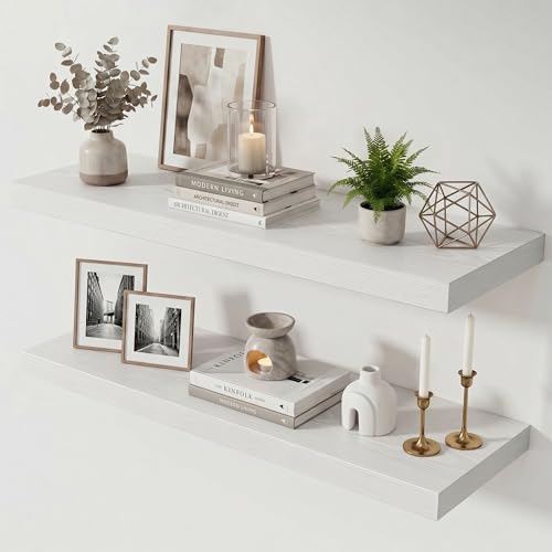 36 Inch Floating Shelves for Wall Set of 2
