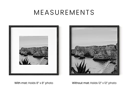 Black Oak Wood 12x12 Picture Frames (9 Count)