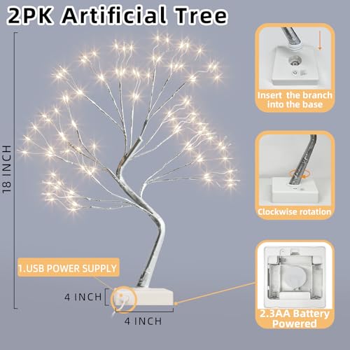 Fairy Lights Spirit Tree (2 Count)
