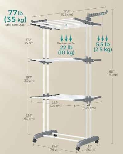 4 Tier Clothes Drying Rack