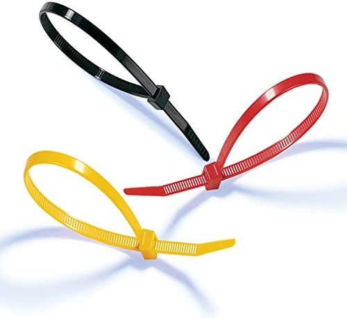 4 Inch Zip Ties (100 Pieces) 18lb Strength, Nylon Cable Wire Ties (Purple)