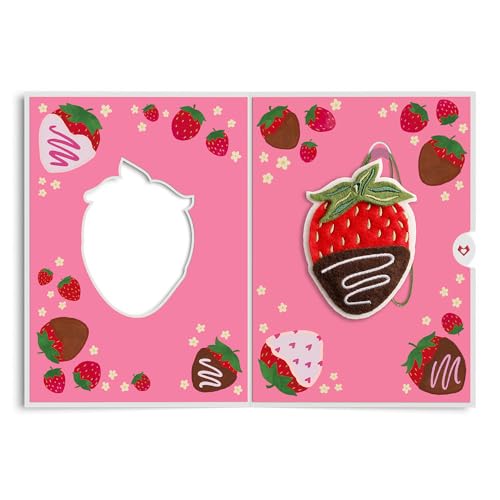 Sweet Strawberry Felt Keepsake Birthday & Everyday Card