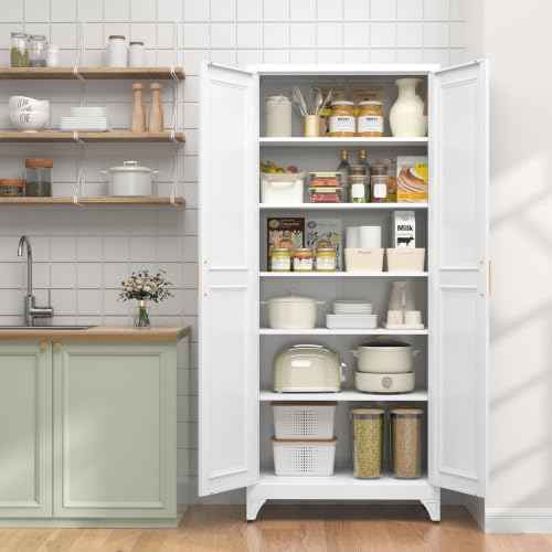 75" Kitchen Pantry Cabinet