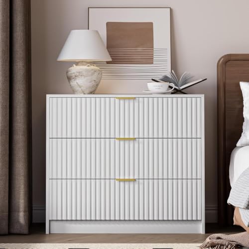 3 Drawer Nightstand Set of 2