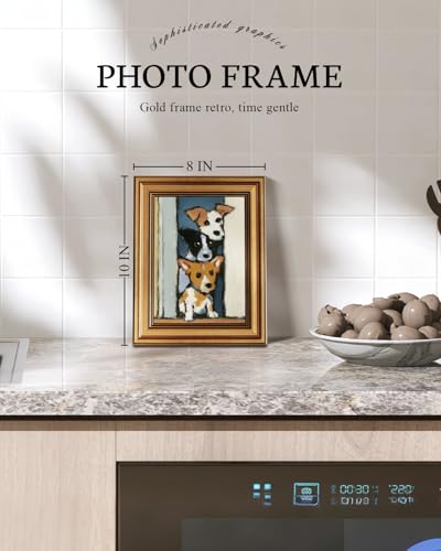 Framed Vintage Dog Wall Art