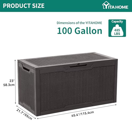 100 Gallon Outdoor Storage Box