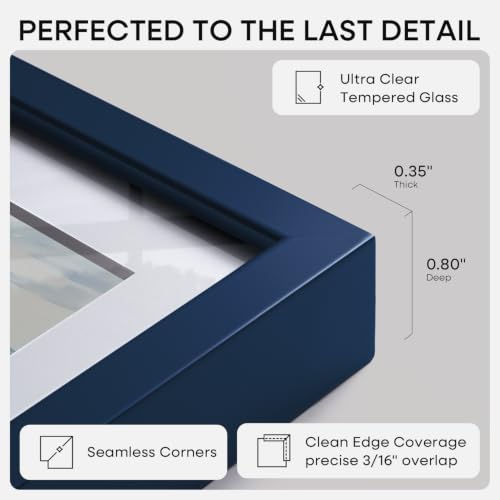 14x17 Blue Picture Frame