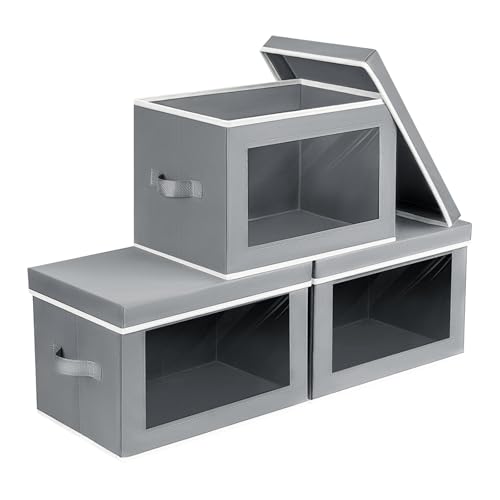 Storage Bins with Lids (3 Count)