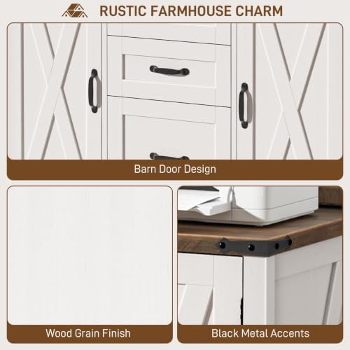 File Cabinet with 3 Drawers Fits Files Letter