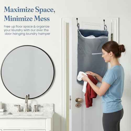 TFLC Over the Door Hanging Laundry hamper bag