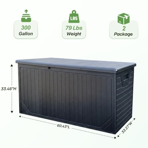 300 Gallon Outdoor Storage Deck Box