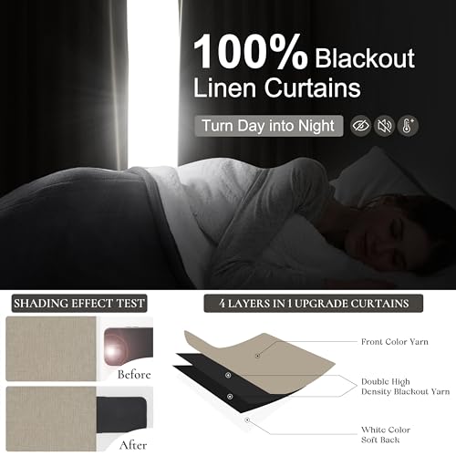 Extra Long Custom 100 Inch Viral Curtains with Pinch Pleat Clips (2 Count)