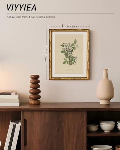 Gold Framed Bamboo Wall Art