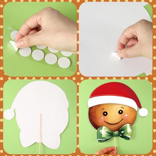 Gingerbread Man Christmas Tree Topper Xmas Party Decoration