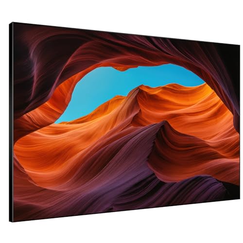 60"x72" Extra Large Framed Wall Art Antelope Canyon Rock Formation with Vibrant Colors for Home Living Room Bedroom Decor