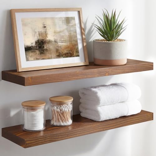 24 Inch Floating Shelves (2 Count)