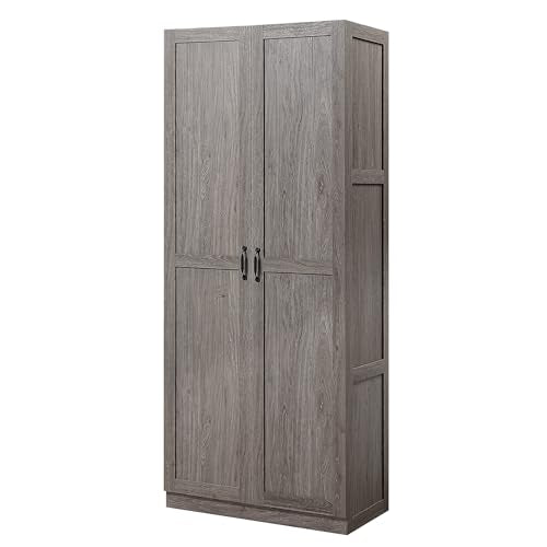 Cornelia Modern Tall Storage Cabinet with Doors and Adjustable Shelves 1.0