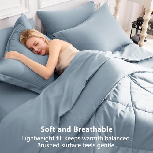 Full Size Comforter Sets Dusty Blue