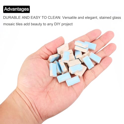 250g Ceramic Mosaic Tiles for Crafts Bulk
