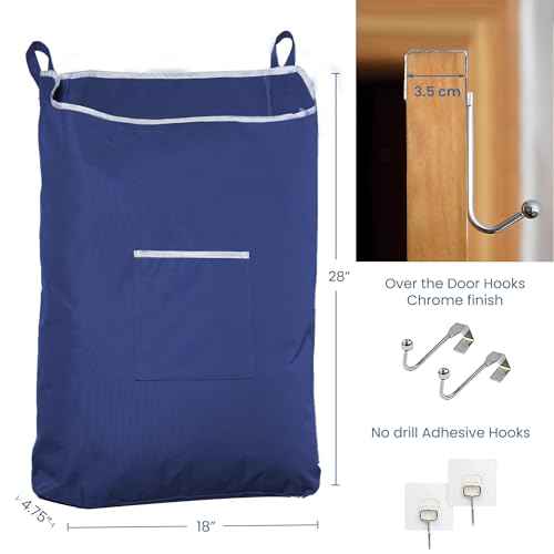 TFLC Over the Door Hanging Laundry hamper bag