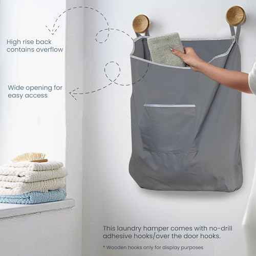 TFLC Over the Door Hanging Laundry hamper bag