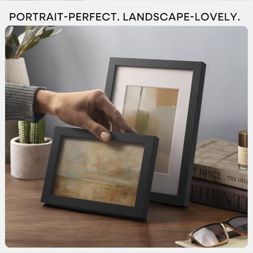 8x8 Black Oak Picture Frame