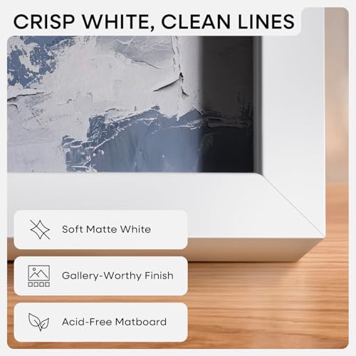 11x22 White Newspaper Picture Frame