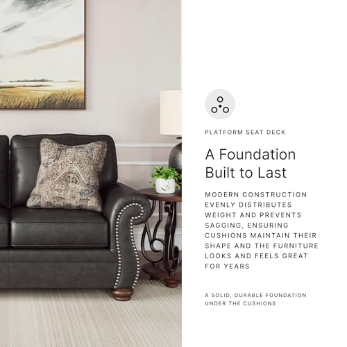 Faux Leather Loveseat Sofa Couch