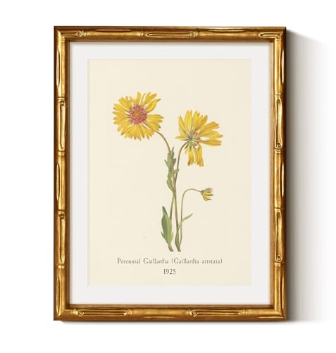 Gold Framed Bamboo Wall Art