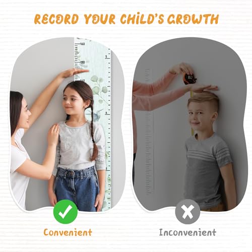 Personalized Name Growth Chart Wall Decor for Kids