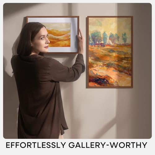 16x16 Brown Oak Picture Frame