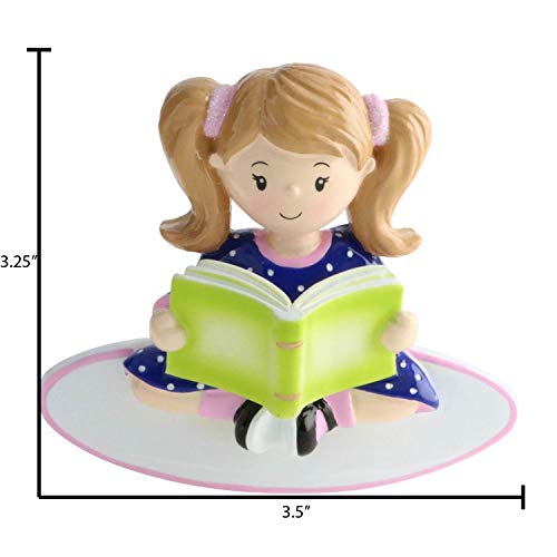 Personalized Book Ornament