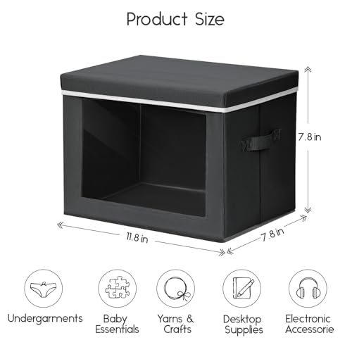 Storage Bins with Lids (3 Count)