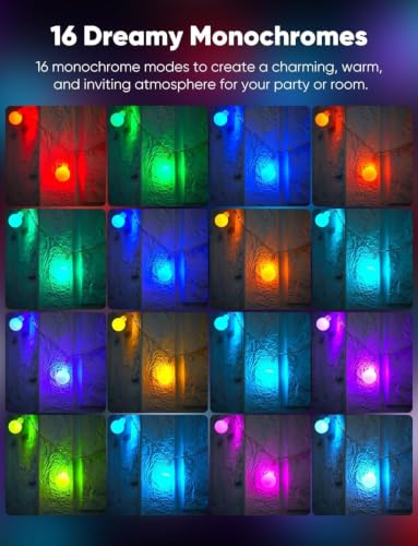 Color Changing Globe String Lights (33 Foot)