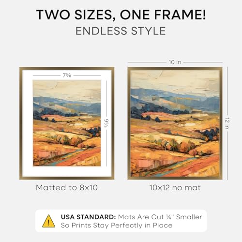 10x12 Bronze Picture Frame (2 Count)