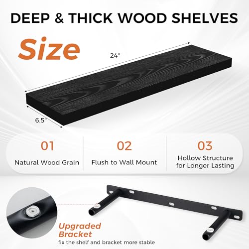 Floating Shelves for Wall (2 Count)