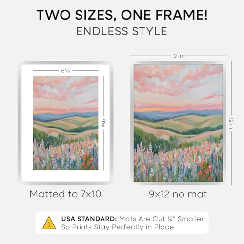 9x12 Silver Picture Frame (3 Count)