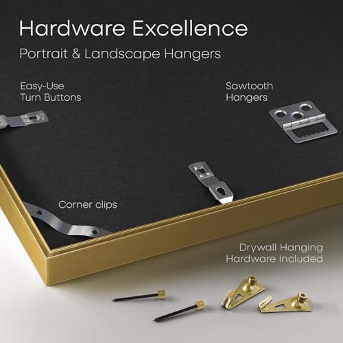 16x20 Gold Diploma Frame (2 Count)