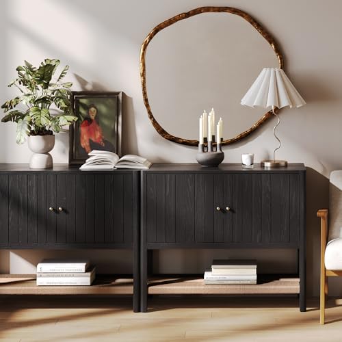 Meads Mid Century Modern Cabinet with Doors
