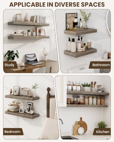 55" Floating Shelves for Wall (2 Count)