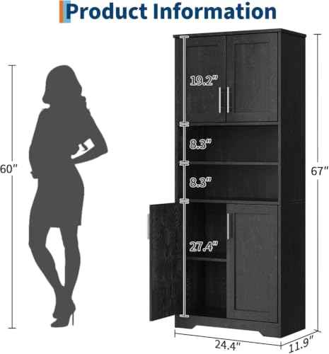 72'' Tall Kitchen Pantry Cabinet