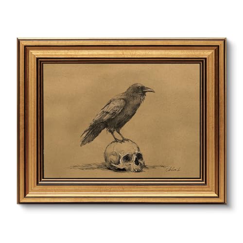 Gold Framed Gothic Wall Art