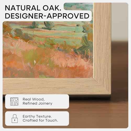 13x17 Natural Oak Picture Frame (2 Count)