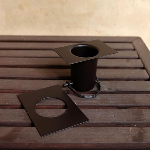 Nutshell Stores Flower Cups Rain Chain - Bronze - 16 Feet