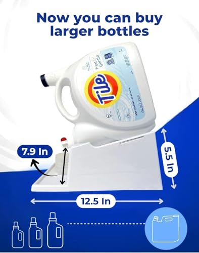 Liquid Laundry Detergent Holder Stand with Drip Tray