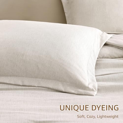 California King Comforter Set 7 Pieces Oatmeal Beige Bed in a Bag