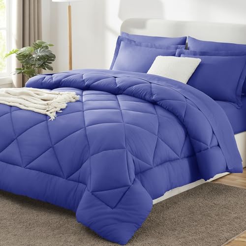 Queen Comforter Set with Sheets Very Peri