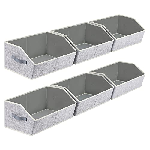 Closet Organizers Bins 6 Packs (6 Count)