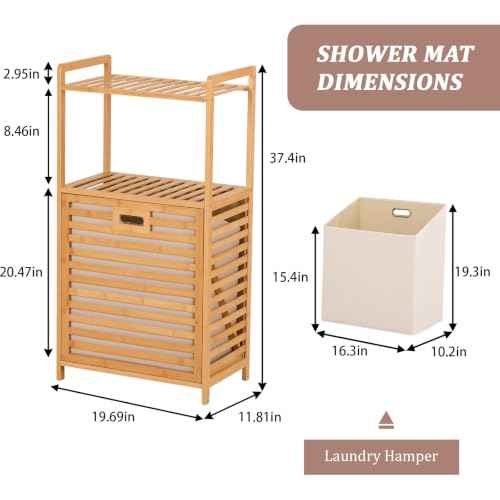 Tilt Out Laundry Hamper with 2 Tier