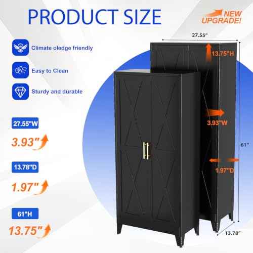 61" Tall Kitchen Pantry Cabinet